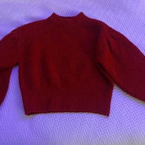 Red Cardigan/Sweater